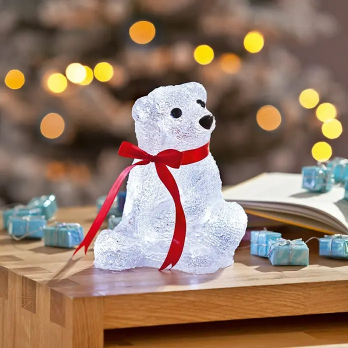 Tween Light Oso polar LED - Ámbito de aplicación: Para interior, Blanco, Plástico