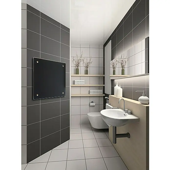 Admiral Infrarot-Glasheizkörper - 70 x 55 cm, 500 W, Schwarz - Stimmungsaufnahme