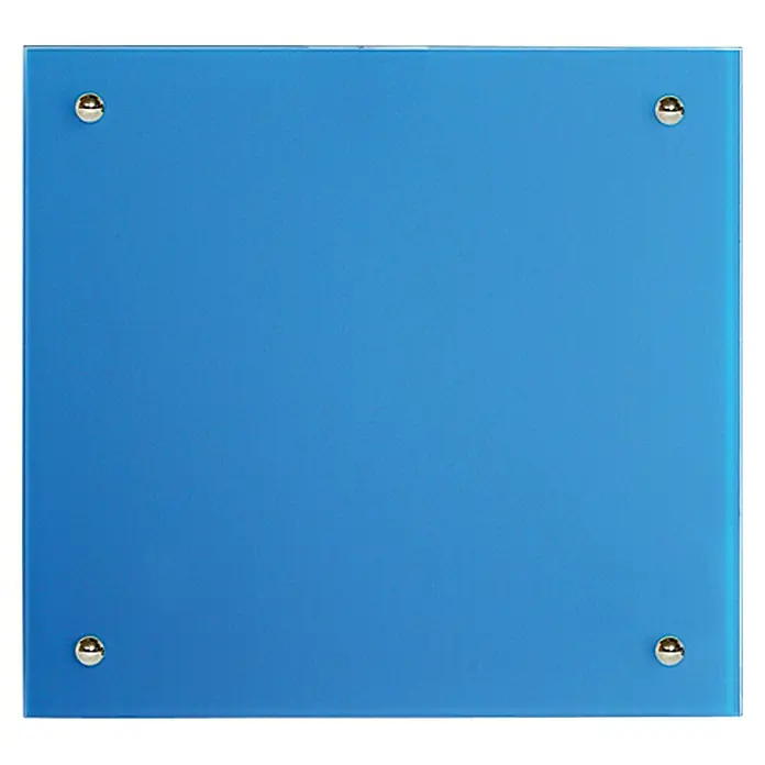 Admiral Radiador de vidrio por infrarrojos - 50 x 50 cm, 350 W, Azul