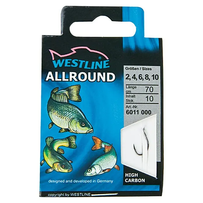 Westline Zielfischhaken Allround - 10 Stk., Zielfisch: Allround