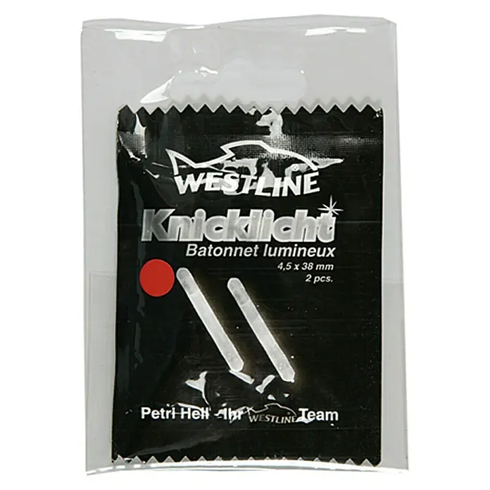 Westline Knicklicht - Gelb, Länge: 39 mm, Durchmesser: 4,5 mm, 2 Stk.