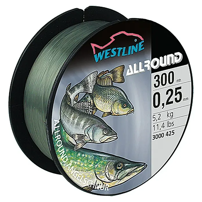 Westline Angelschnur - 0,25 mm, 3,8 kg, 300 m