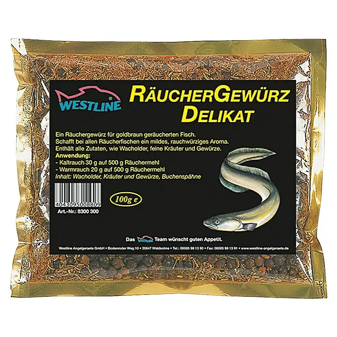 Westline Räuchergewürz Delikat - 100 g, Inhalt ausreichend für ca.: 5 kg Räuchermehl