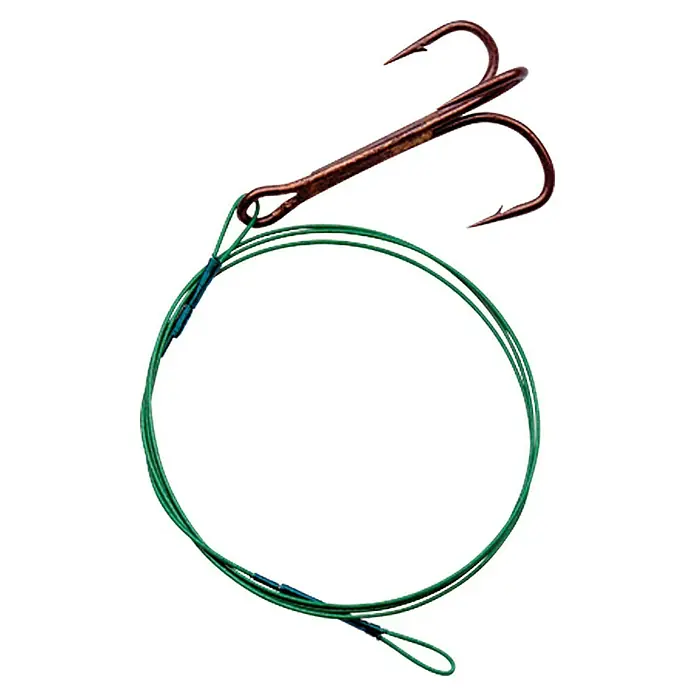 Westline Stahlvorfach - Länge: 50 cm, Tragkraft: 15 kg, Mit Drilling