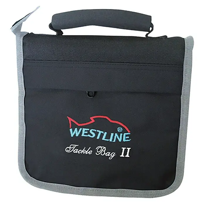 Westline Tackle Bag II - 22,5 x 22,5 x 2 cm, Polyester, Schwarz