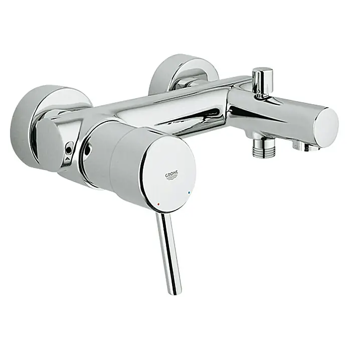 Grohe Concetto Badewannenarmatur - Chrom, Glänzend - Vorderansicht