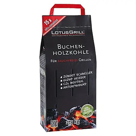LotusGrill  Buchen-Holzkohle