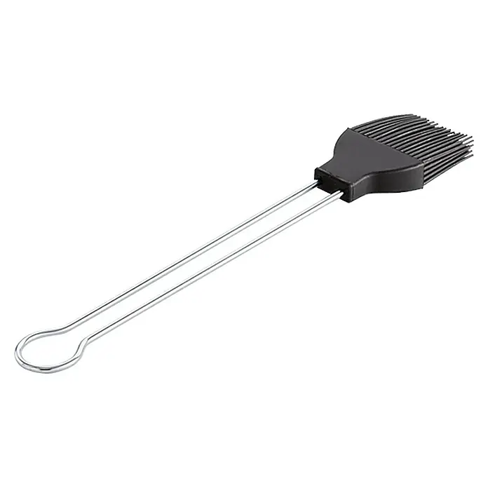 LotusGrill Marinier-Pinsel - Anthrazitgrau, Material Borsten: Silikon - Linke Seitenansicht