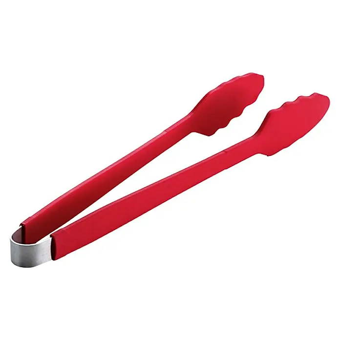 LotusGrill Grillzange - Feuerrot, Bis 250 °C - Linke Seitenansicht