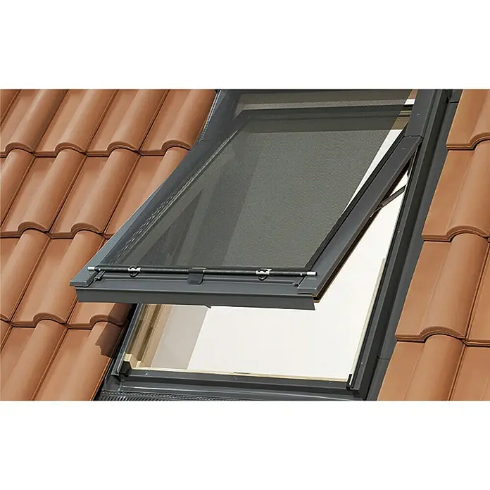 Rolo zavjesa za krovni prozor - Namijenjeno za: Krovne prozore Solid Elements, 55 cm, Crne boje