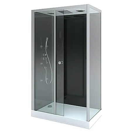 Komplettdusche Vitamine Black Rectangle