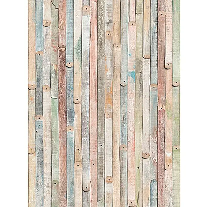 Komar Imagine Edition 3 - Stories Fototapete Shabby Chic Vintage Wood - 4 -tlg., B x H: 184 x 254 cm, Papier - Vorderansicht