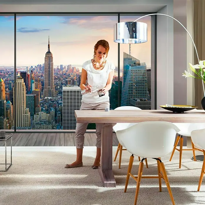 Komar Fototapete Penthouse - 8 -tlg., B x H: 368 x 254 cm, Papier