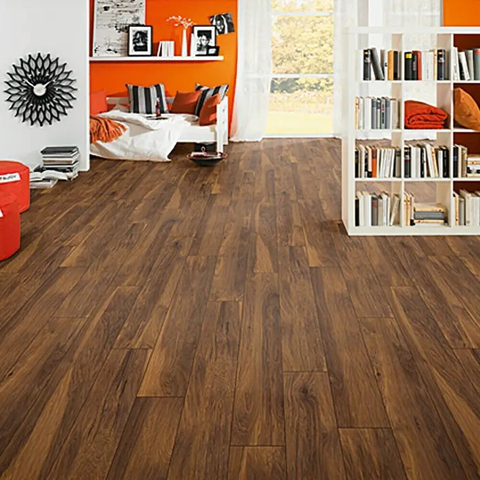LOGOCLIC Vinto Laminat Hickory Donada - 1.285 x 192 x 10 mm, Rustikalni pod