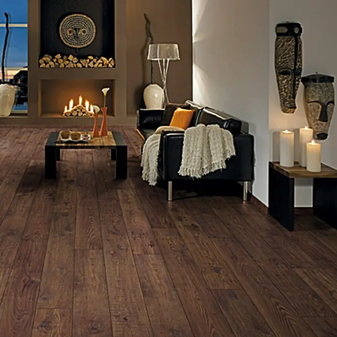 LOGOCLIC Vinto Laminat Kesten Alba - 1.285 x 192 x 10 mm, Rustikalni pod