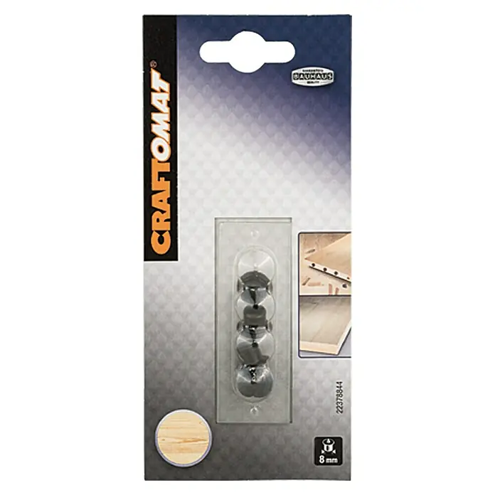 Craftomat Dübelsetzer - Durchmesser: 8 mm, 4 -tlg. - Vorderansicht