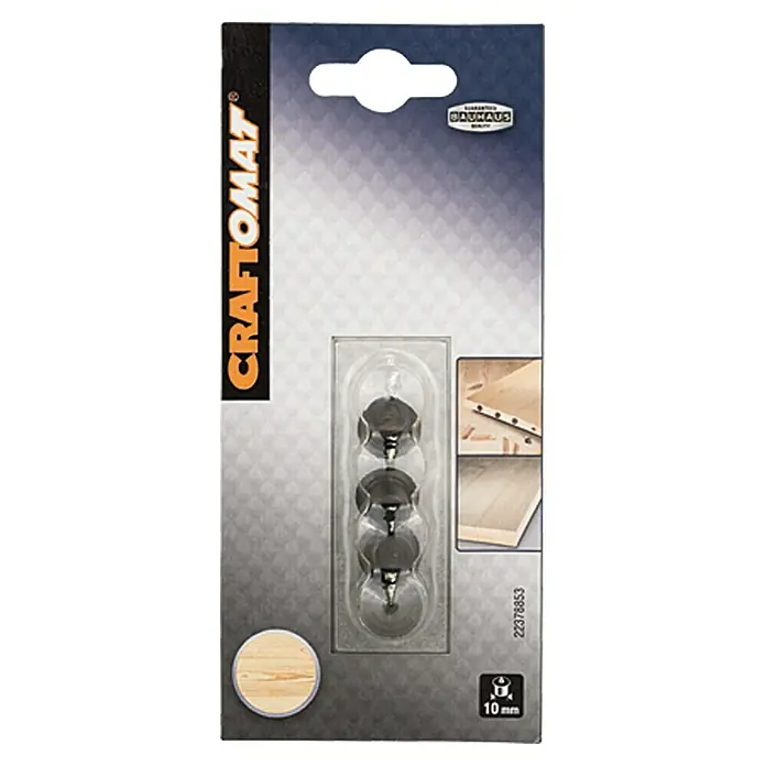 Craftomat Dübelsetzer - Durchmesser: 10 mm, 4 -tlg. - Vorderansicht
