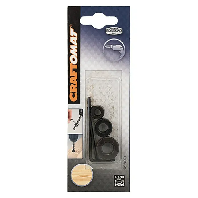 Craftomat Set de topes de profundidad - 5 pzs. - Vista frontal