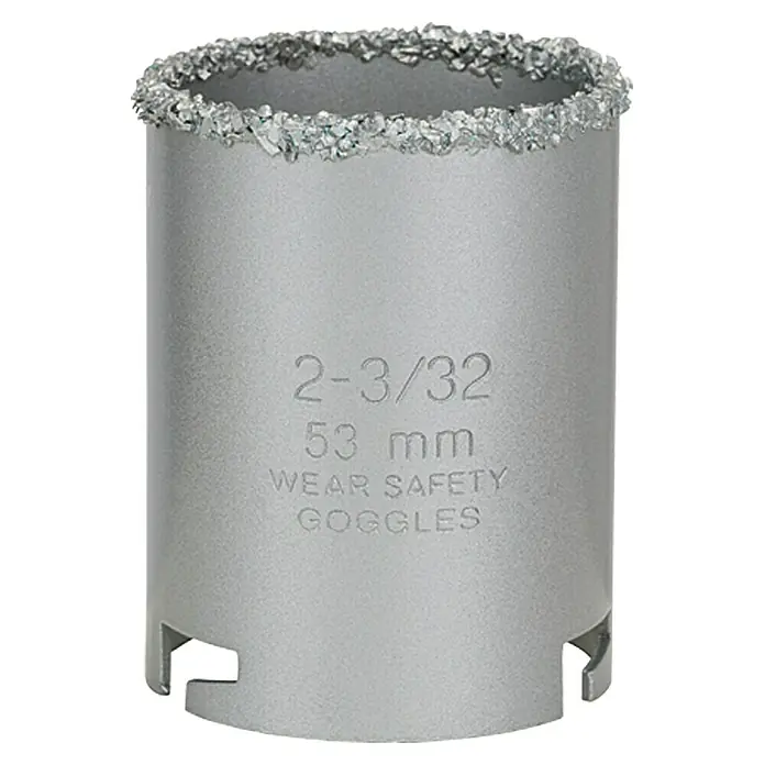 Craftomat Kruna za bušenje rupa u drvu - Rezni brid posipan tvrdim metalom, Promjer: 53 mm - Detaljan prikaz