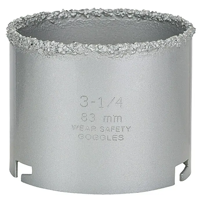 Craftomat Kruna za bušenje rupa u drvu - Rezni brid posipan tvrdim metalom, Promjer: 83 mm - Detaljan prikaz