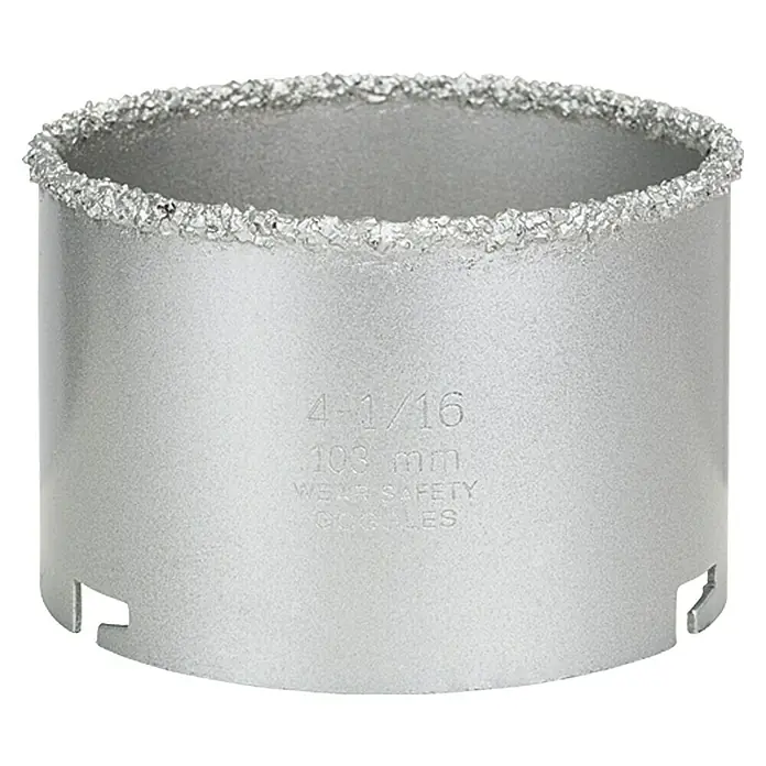 Craftomat Kruna za bušenje rupa u drvu - Rezni brid posipan tvrdim metalom, Promjer: 103 mm - Detaljan prikaz