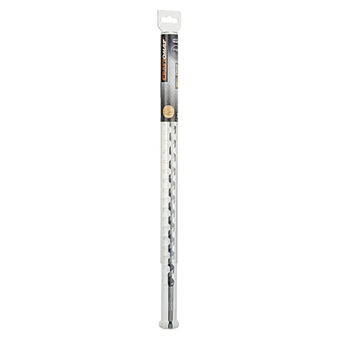 Craftomat Spiralno svrdlo - Ø x D: 10 x 450 mm, 8,5 mm HEX, Radna duljina: 360 mm - Pogled sprijeda