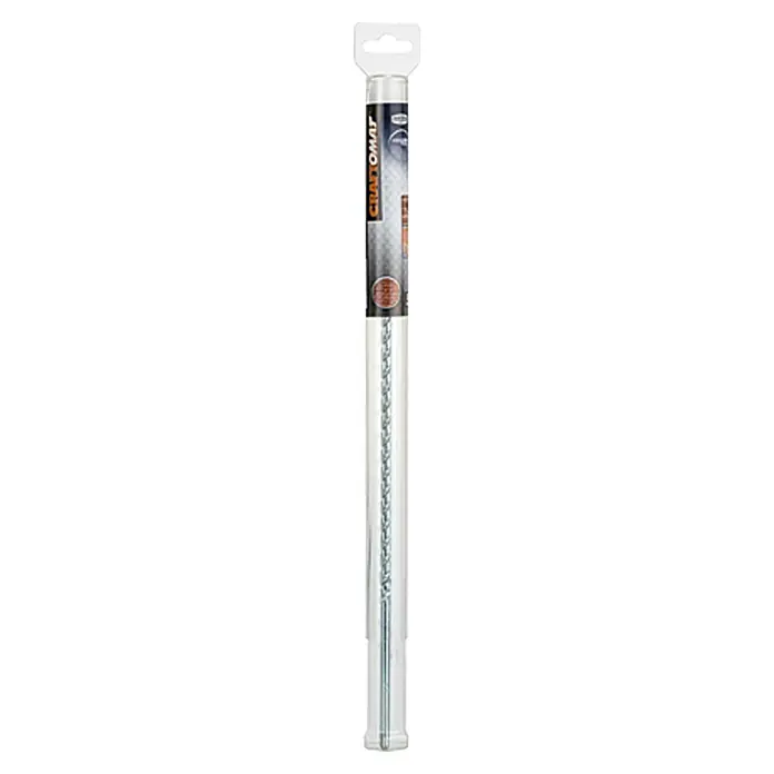 Craftomat Svrdlo za kamen - Promjer: 8 mm, Duljina: 400 mm, Radna duljina: 350 mm - Pogled sprijeda
