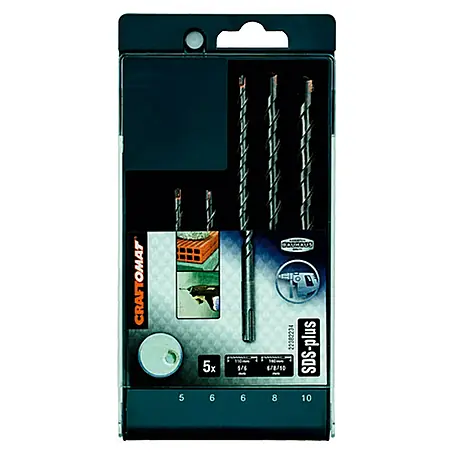 Craftomat  Set svrdla za beton SDS-Plus