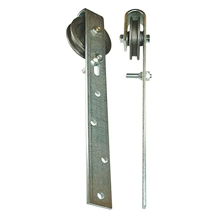 HBS Betz Schuifdeurwiel met beugel - Draagkracht: 75 kg, Diameter: 105 mm, Lengte: 46,5 cm