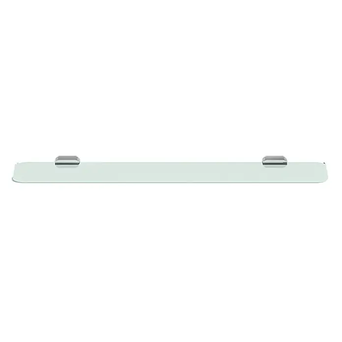 Lenz Aura Glasablage - Breite: 60 cm, Verchromt - Rechte Seitenansicht