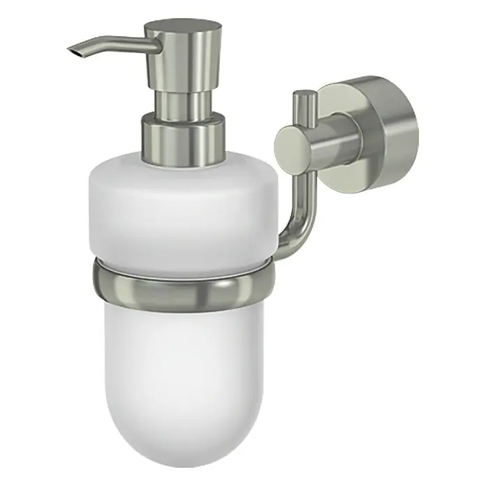 Lenz Scala Dispensador de jabón - Con soporte, Níquel, Mate