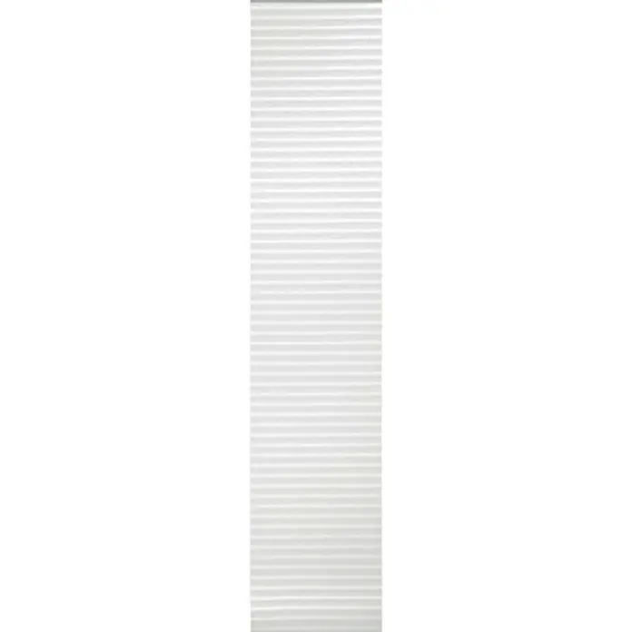 Expo Ambiente Flächenvorhang Flow - Weiß, 87 % Polyester, 13 % Nylon, B x H: 60 x 300 cm - Vorderansicht