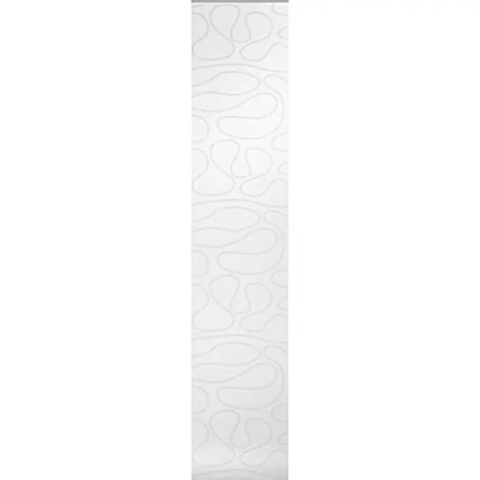 Expo Ambiente Flächenvorhang Move - Weiß, 100 % Polyester, 60 x 300 cm - Vorderansicht