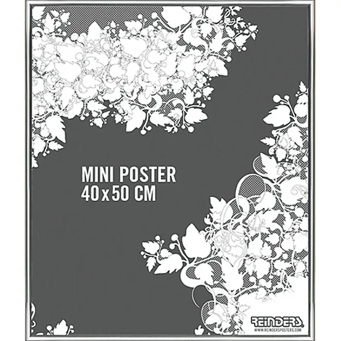 Bilderrahmen Mini - Silber, 40 x 50 cm - Vorderansicht