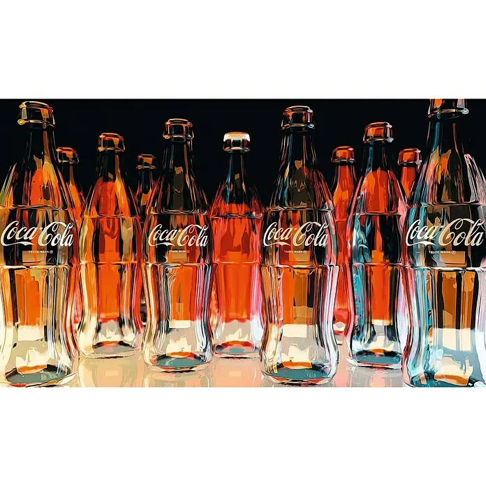 Bild - Coca-Cola - red eleven, B x H: 118 x 70 cm - Vorderansicht