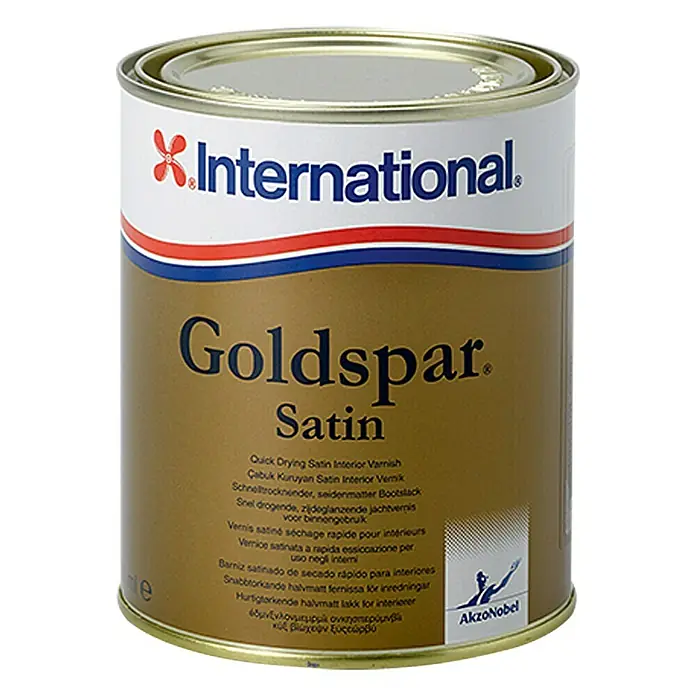 International Polyurethan-Klarlack Goldspar - Transparent, 375 ml, Seidenglänzend