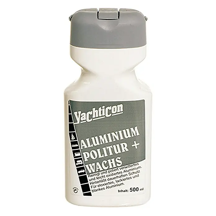 Yachticon Pulimento y cera - 500 ml, Apto para: Aluminio