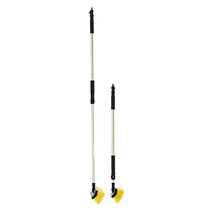 Yachticon Waschbürste Deluxe - Teleskopierbar, Länge Stiel: 90 cm - 175 cm, Aluminium