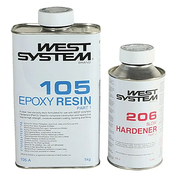 West System Epoxyharsset A-Pack - Met verharder 206, 1,2 kg