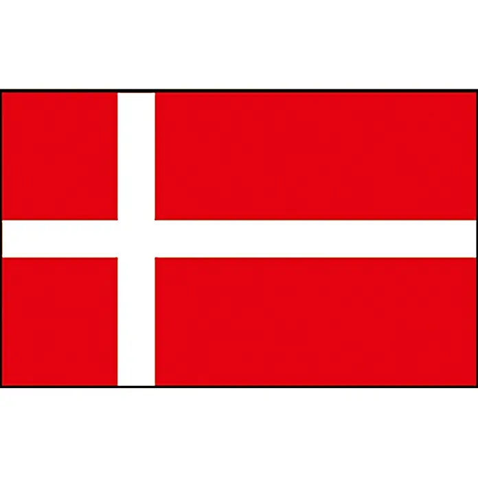 Vlag Denemarken - Denemarken, 30 x 20 cm, Spunpolyester
