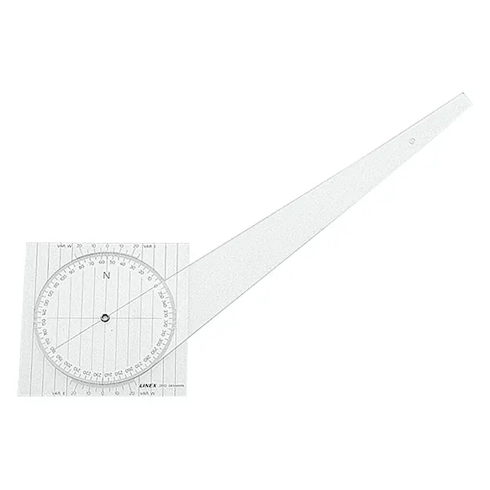 Kurs- & Positionsplotter - Länge: 38 cm, Basis: 14 cm