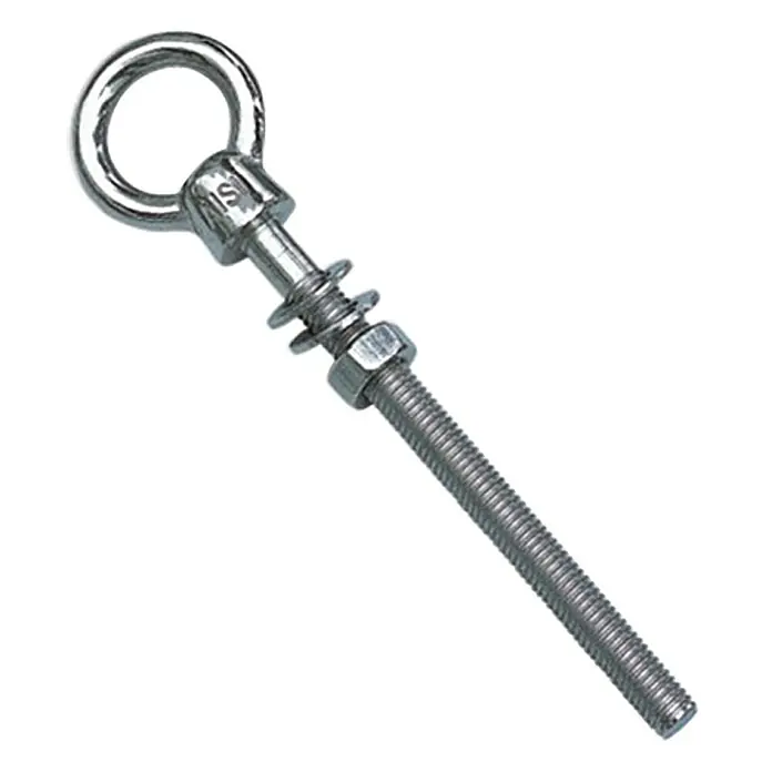 Marinetech Ringschraube - Durchmesser: 8 mm, Länge: 100 mm, M 8, Edelstahl, A4