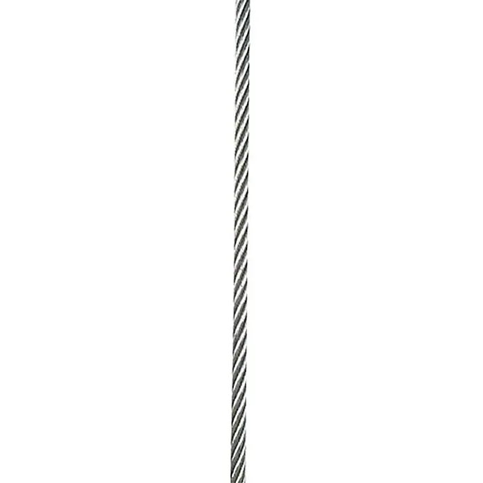 Drahtseil Meterware - 3 mm, Edelstahl, 7 x 19 Geflecht - Vorderansicht