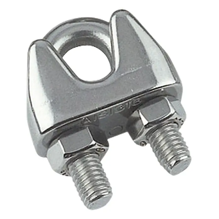 Drahtseilklemme - Für Seildurchmesser: 3 mm, Edelstahl, A4, 5 Stk.