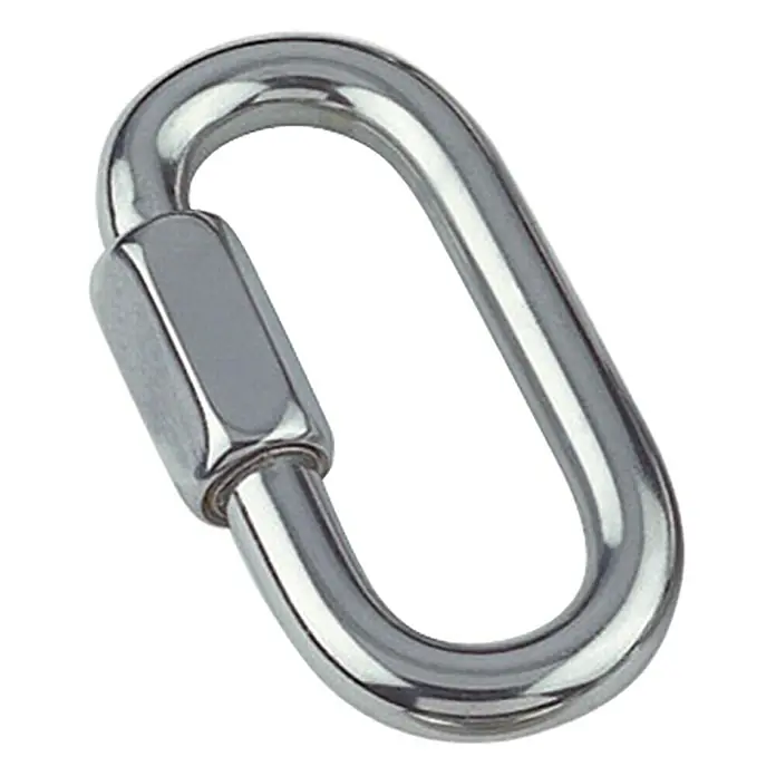 Schraubverbinder - Durchmesser: 8 mm, Edelstahl, Wallnuss