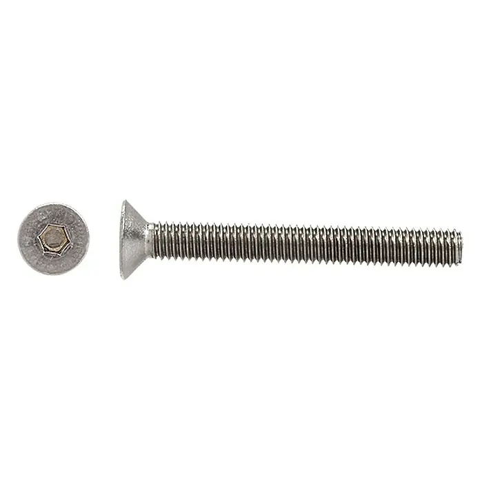 Marinetech Schroef met verzonken kop zeskant - Ø x l: 10 x 35 mm, A4, Roestvrij staal, 6-Kant, Verzonken kop