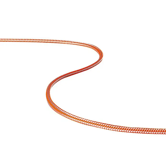 Robline Uže po metraži Dinghy Control - 3 mm, Bijelo-narančaste boje, Poliester