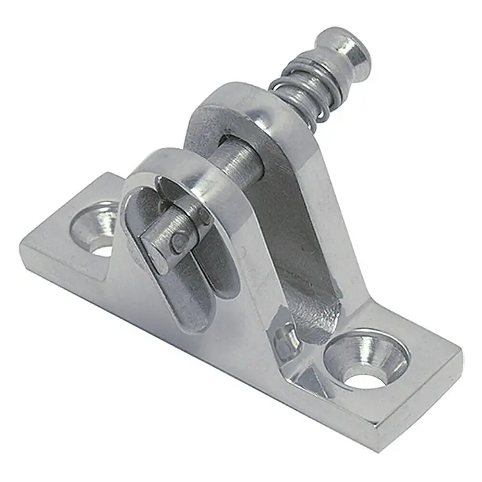 Marinetech Gabelplatte - 56 x 17 x 35 mm, Edelstahl, A4, Neigungswinkel: 80 °