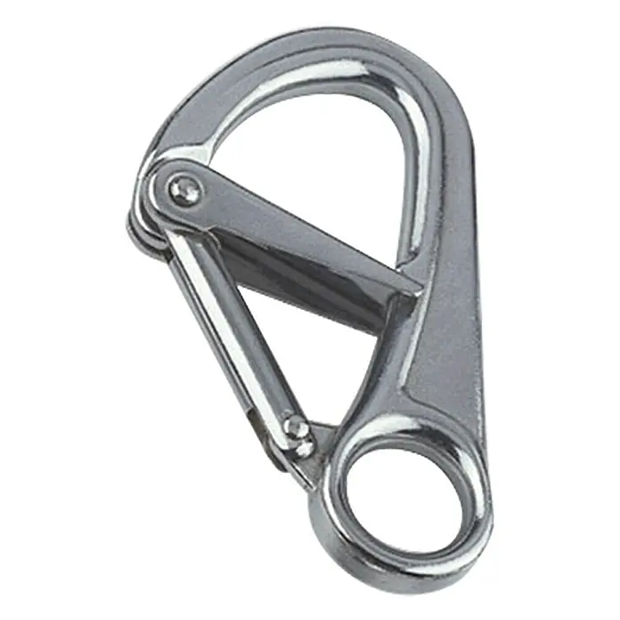 Sicherheitskarabiner - Länge: 110 mm, Durchmesser: 20 mm, 2-fach Sperre