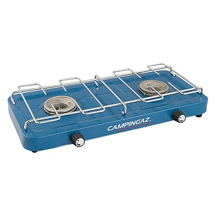 Campingaz Gaskochfeld Base Camp - 2 Brenner, 2 x 1.600 W, 43 x 20 x 6 cm